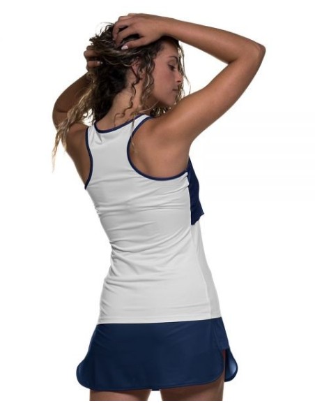 Camiseta Siux Twin Navy Mujer | Ofertas de pádel